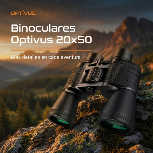 Mirá más lejos con claridad | Binoculares Optivus 20x50
