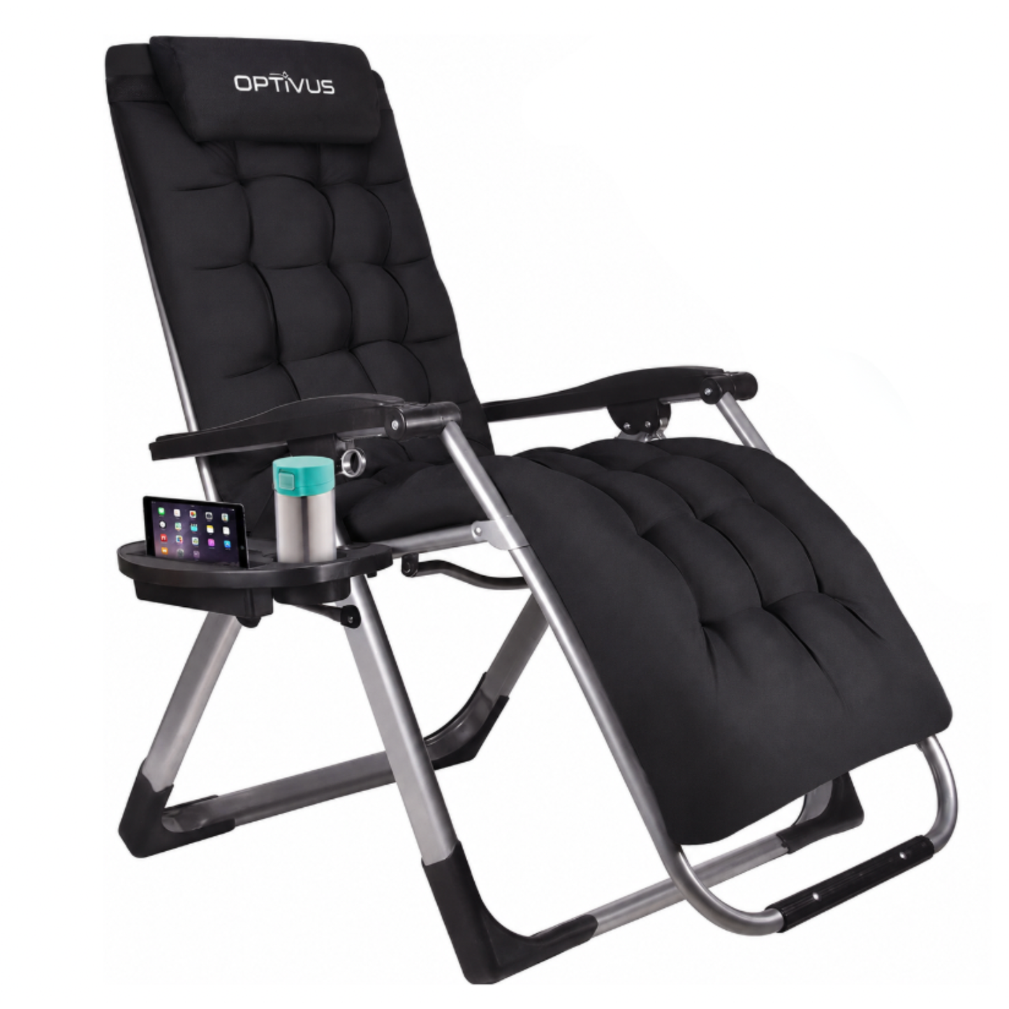 Pack Relax para Dos: 2 Reposeras Gravedad Cero + 2 Vasos Térmicos de 1,3 L
