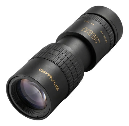 Monocular Optivus con Zoom, Trípode y Adaptador para Celular