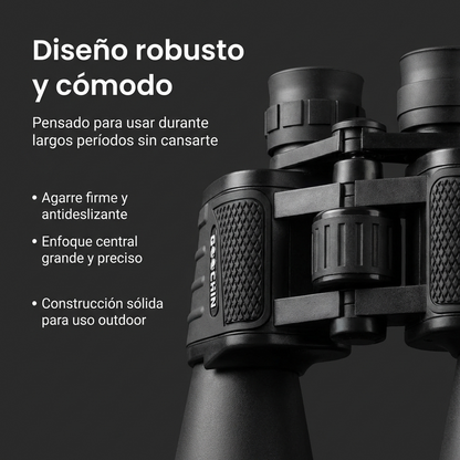 Binoculares Optivus 20x50 con Prisma BAK4