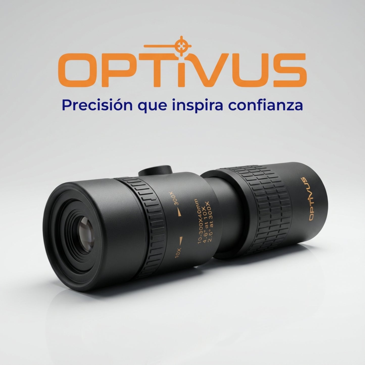 Monocular Optivus con Zoom, Trípode y Adaptador para Celular