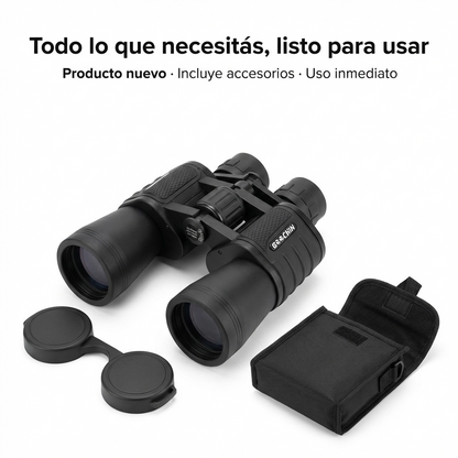 Binoculares Optivus 20x50 con Prisma BAK4
