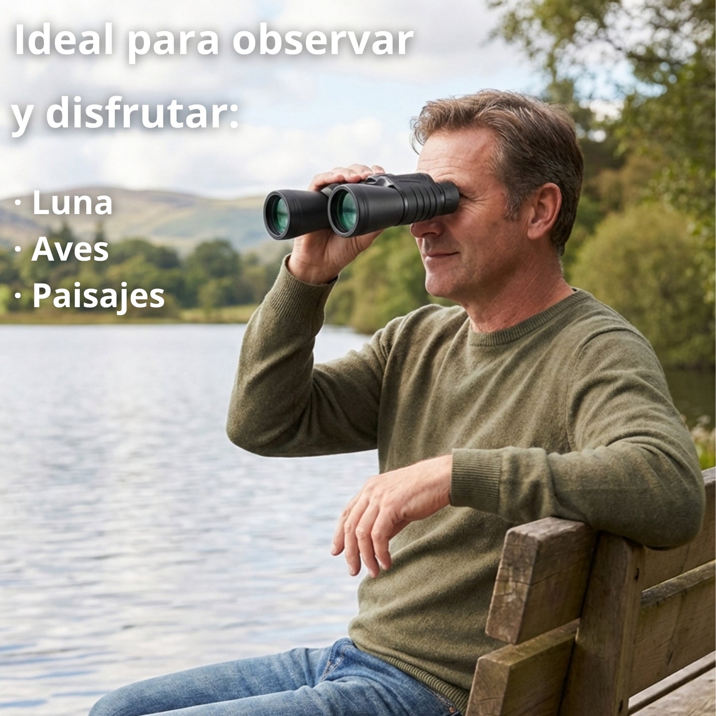 Binoculares Optivus 20x50 con Prisma BAK4