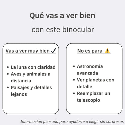 Binoculares Optivus 20x50 con Prisma BAK4