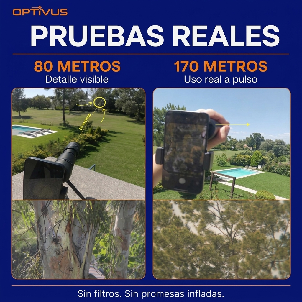 Mirá más lejos y descubrí cada detalle | Monocular con Zoom Optivus