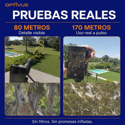 Mirá más lejos y descubrí cada detalle | Monocular con Zoom Optivus