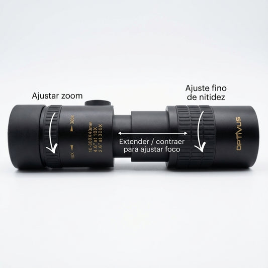 Mirá más lejos y descubrí cada detalle | Monocular con Zoom Optivus