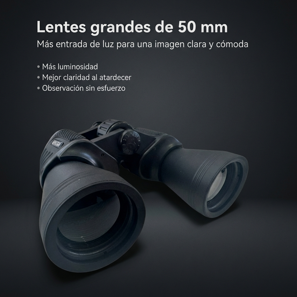 Binoculares Optivus 20x50 con Prisma BAK4
