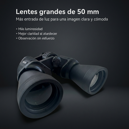 Binoculares Optivus 20x50 con Prisma BAK4