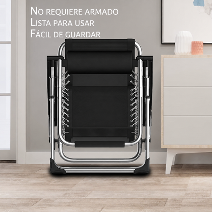 Reposera Reclinable Optivus Gravedad Cero con Acolchado