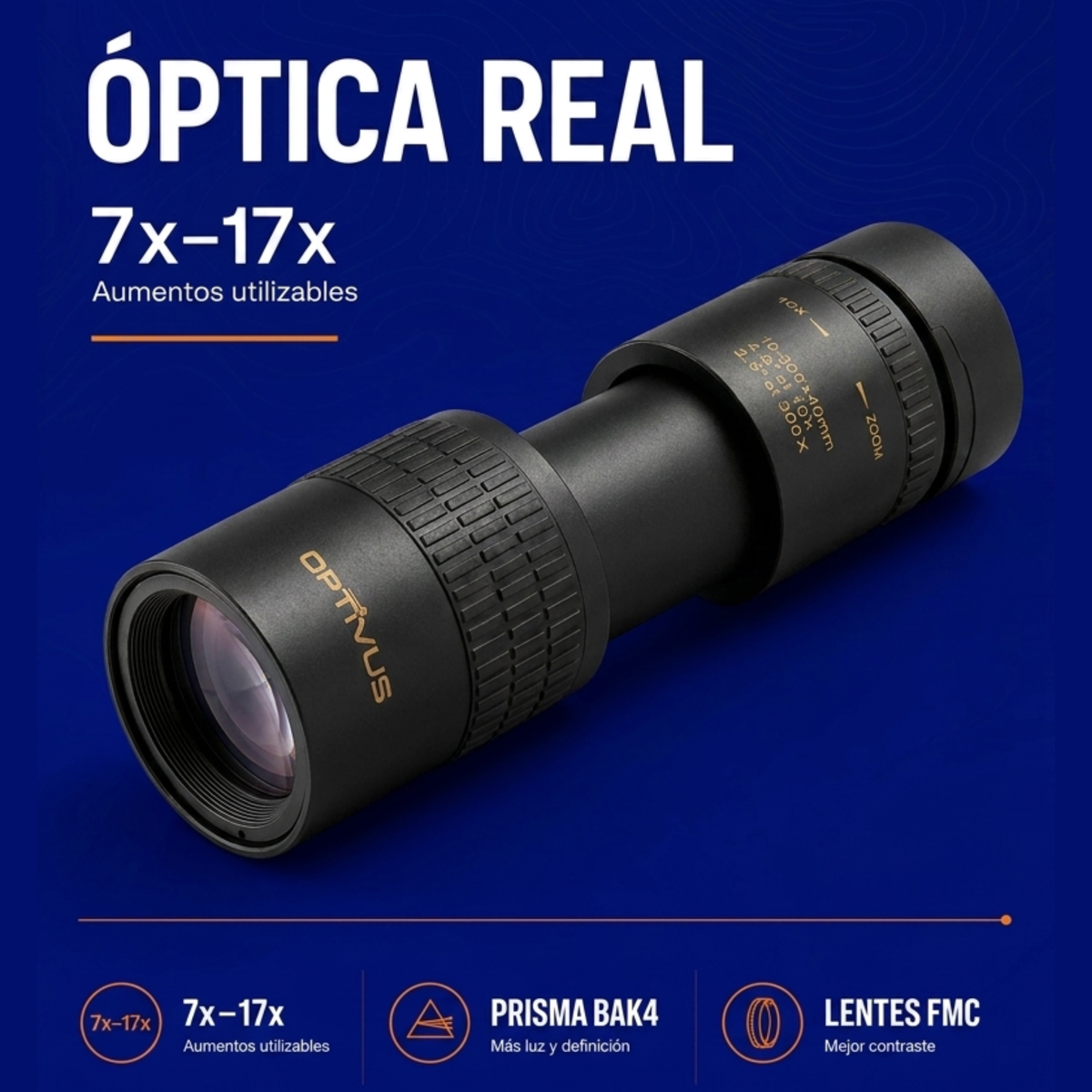 Mirá más lejos y descubrí cada detalle | Monocular con Zoom Optivus